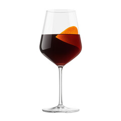 Sangria glass, isolated