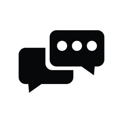 Chat icon,  Speech bubble chat icon, vector illustration EPS 10 .