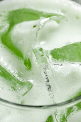 ice cream with mint