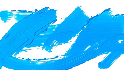Obraz premium blue paint splashes