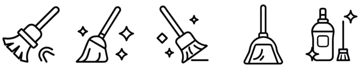 Cleaning icon set.eps