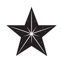 Christmas Star Silhouette Icon
