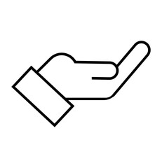 vector hand icon