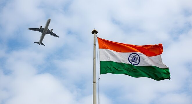 Flying High &ndash; India&rsquo;s Flag in Open Sky