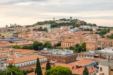 Fototapeta premium Ancona is a historic port city on Italy’s Adriatic coast, known for its stunning sea views, ancient Roman landmarks, and vibrant maritime culture.