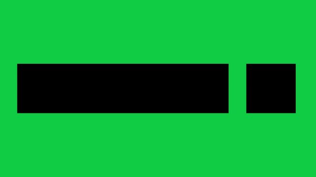 Minimal Title Box Motion Graphic with Editable Lower Thirds and Green Screen