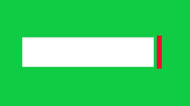 Clean Side Bar Title Animation Template, Lower Third Motion Graphics Green Screen