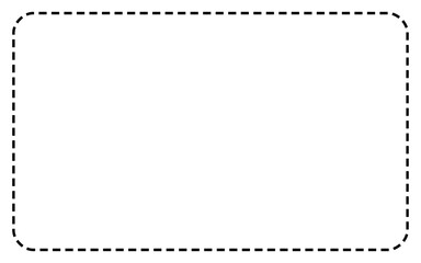 White rounded rectangle text box with dashed border