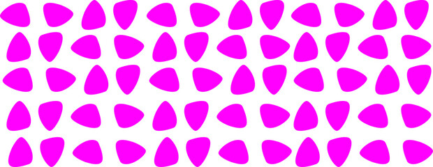 Playful Rounded Triangle Array Texture