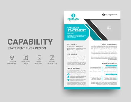 Capability Statement Template Design	