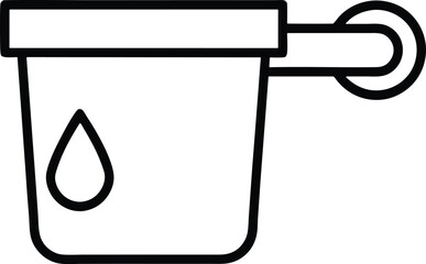 water filter vector icon.