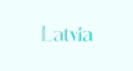 Latvia name isolated. Latvia graffiti. Latvia typography. Latvia graphic bold name. World's famous countries and cities' names illustration. Graphic vector design in jpg format.	
