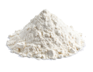Heap of all-purpose flour isolated on white background png