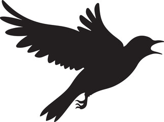 Obraz premium Elegant Flying Bird Vector Bundle for Nature Designs