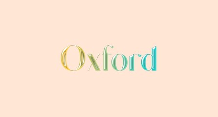 Oxford name isolated. Oxford graffiti. Oxford typography. Oxford graphic bold name. World's famous countries and cities' names illustration. Graphic vector design in jpg format.