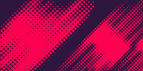 Stylish gradient pink dot circle halo background Line Vector Point form in diagonal angle