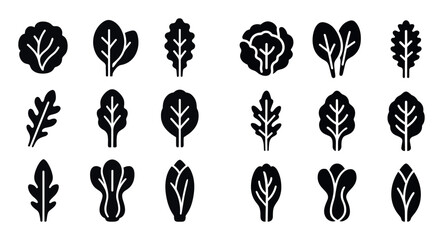 Leafy Greens Icons