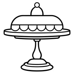 Cake Topper Stand vector