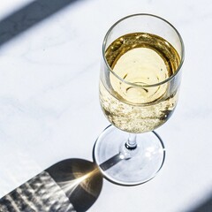 glass of white wine