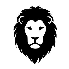 Completely black background with no visible elements, dark and empty space, a lion