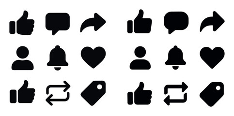 Minimal Social Media Icons