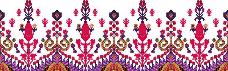 abstract border panel pattern