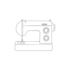 Colorful Crafting: Playful Sewing Machine Icon