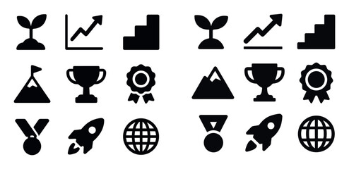 Startup Growth Icons