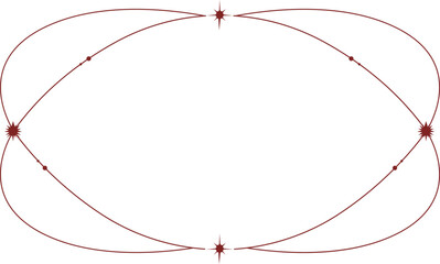 Linier Orbital Star Arches Frame