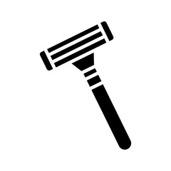 shaver icon set wihte on background