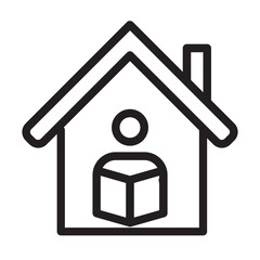 Student at Home Icon