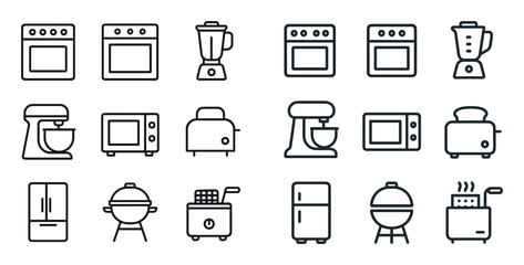 Minimalist Kitchen Icons