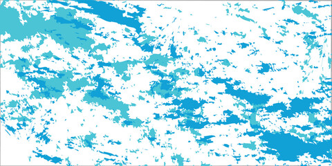 Blue and white grunge. Distressed overlay texture. Rough and dirty wall background concept with abstract surface dust. Worn, torn, and weathered effect.