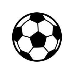 Fototapeta premium simple soccer ball icon for app and ui design
