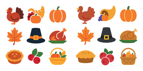 Thanksgiving Icon Collection