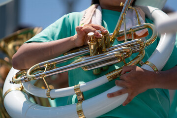 野球の応援ブラスバンド