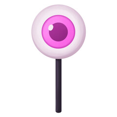 Halloween eyeball lollipop candy