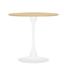 Brown home or outdoor table. vector illustration