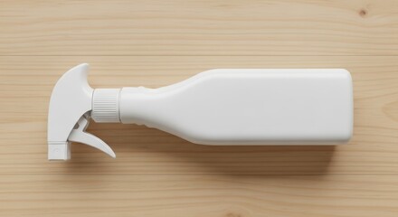 Fototapeta premium An authentic and realistic minimalist cleaning spray bottle