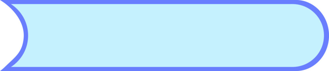 Abstract text box with flowing edges