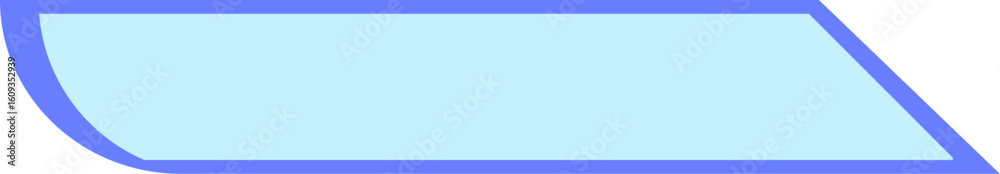 Poster highlighted text area with soft shape