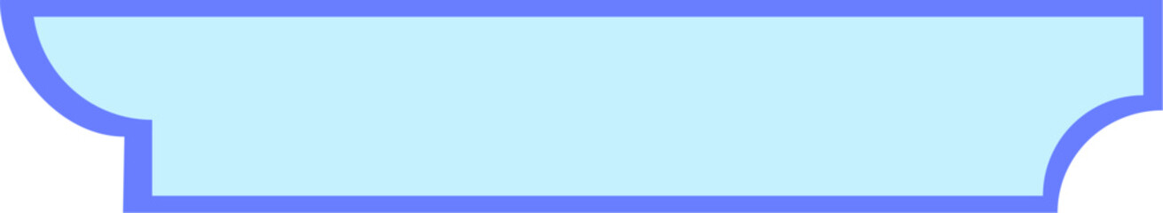 Obraz premium Smooth text panel with artistic style