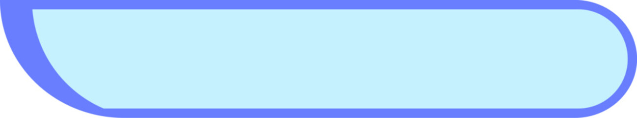 Abstract corner shape for title label