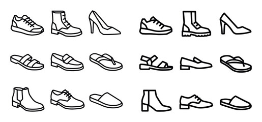 Fashion Footwear Icons