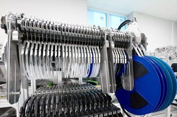 High precision SMT pick-and-place machine with tape feeders for electronic component assembly