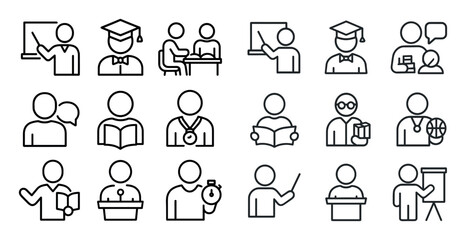 Education Icon Set