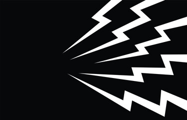 Abstract background with geometric spike line pattern and with some copy space area