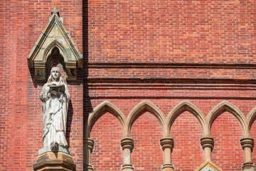 Virgin Mary Statue of St. Ignatius Xujiahui Cathedral, Shanghai,China