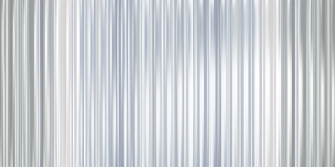 Obraz premium 3d ribbed glass pattern with abstract gradient background and neon light effect. Cyberpunk window panel with silver wave texture for modern decoration. Seamless transparent overlay.