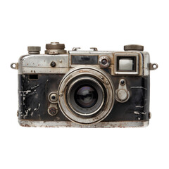 Aged vintage camera, showing signs of wear